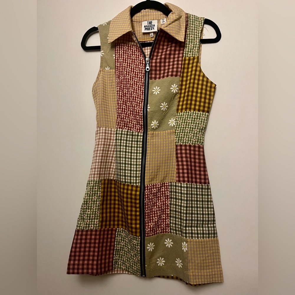 Ragged Priest Patchwork Dress UK Size 6